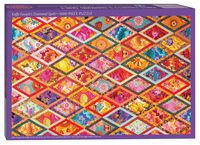 Produktbild: Kaffe Fassett's Diamond Quilt Jigsaw Puzzle for Adults