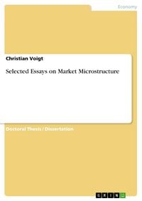 Produktbild: Selected Essays on Market Microstructure