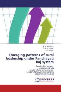 Produktbild: Emerging patterns of rural leadership under Panchayati Raj system