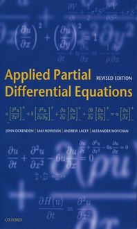 Produktbild: Applied Partial Differential E