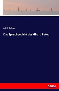Produktbild: Das Spruchgedicht des Girard Pateg