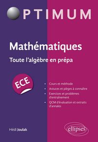 Produktbild: Math&eacute;matiques : Toute l'alg&egrave;bre en pr&eacute;pa ECE