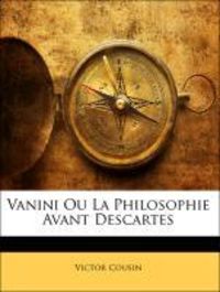Produktbild: Cousin, V: Ita-Vanini Ou La Philosophie a