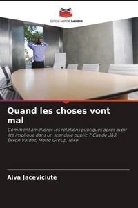 Produktbild: Quand les choses vont mal