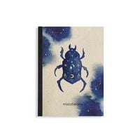 Produktbild: Matabooks &ndash; Nachhaltiges A6 Notizbuch/Skizzenbuch/Tagebuch/Bullet Journal/Schreibheft aus Graspapier &ndash; Steifbroschur Dahara Farbe: Nova Mystic Blue