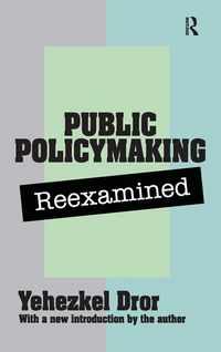 Produktbild: Public Policy Making Reexamined