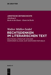 Produktbild: Rechtsdenken im literarischen Text