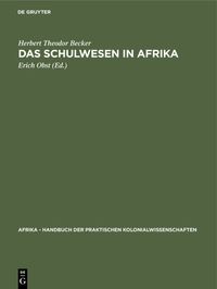 Produktbild: Das Schulwesen in Afrika