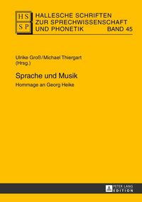 Produktbild: Sprache und Musik