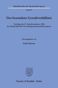 Produktbild: Das besondere Gewaltverhältnis.