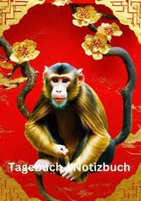 Produktbild: Tagebuch / Notizbuch Chinesische Tierkreis Affe