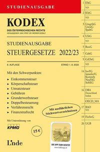 KODEX Studienausgabe Steuergesetze 2022/23