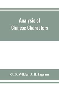 Produktbild: Analysis of Chinese characters