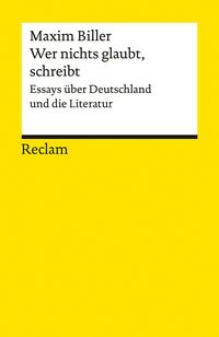 Produktbild: Wer nichts glaubt, schreibt
