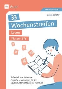 Produktbild: 33 Wochenstreifen Lesen Klassen 5-6