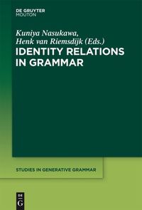 Produktbild: Identity Relations in Grammar