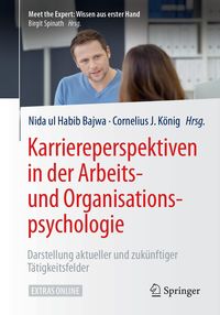 Produktbild: Karriereperspektiven in der Arbeits- und Organisationspsychologie