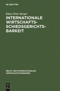 Produktbild: Internationale Wirtschaftsschiedsgerichtsbarkeit