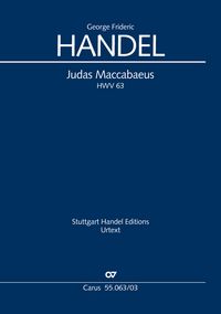 Produktbild: Judas Maccabaeus (Klavierauszug)