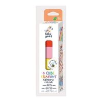 Produktbild: HAKUYOKA - Wachsmalkreide W&uuml;rfel bunt