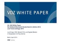 Produktbild: Der Zeitschriftenmarkt Deutschland in Zahlen 2014 und Trend-Umfrage 2015