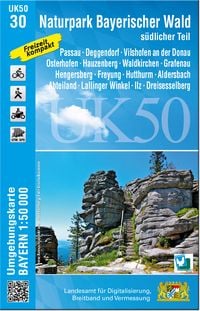 Produktbild: UK50-30 Naturpark Bayerischer Wald - s&uuml;dlicher Teil