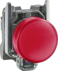 Produktbild: Schneider Electric XB4BVB4 Meldeleuchte Rot 24 V/DC, 24 V/AC 1 St.