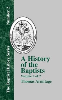 Produktbild: A History of the Baptists - Vol. 2