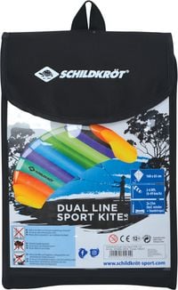 Produktbild: Dual Line SPORT KITE 1.6, incl. Carrybag, Rainbow