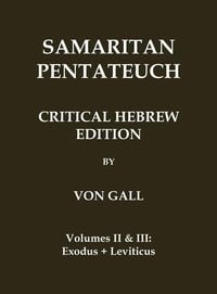 Produktbild: Samaritan Pentateuch