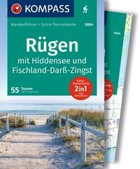 Produktbild: KOMPASS Wanderf&uuml;hrer R&uuml;gen, mit Hiddensee und Fischland-Dar&szlig;-Zingst, 55 Touren mit Extra-Tourenkarte