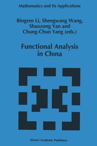 Produktbild: Functional Analysis in China