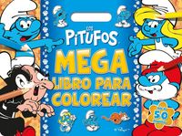 Produktbild: Los Pitufos. Megalibro para colorear: Con pegatinas