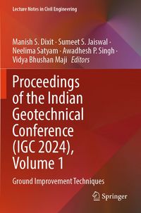 Produktbild: Proceedings of the Indian Geotechnical Conference (IGC 2024), Volume 1