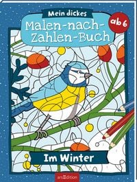 Produktbild: Mein dickes Malen-nach-Zahlen-Buch &ndash; Im Winter