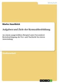 Produktbild: Aufgaben und Ziele der Kennzahlenbildung