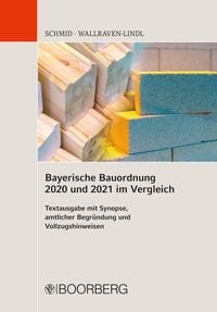 Produktbild: Bayerische Bauordnung 2020 und 2021 im Vergleich