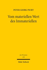 Produktbild: Vom materiellen Wert des Immateriellen