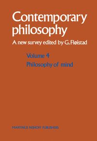 Produktbild: Philosophy of Mind/Philosophie de l&rsquo;esprit