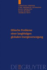 Produktbild: Ethische Probleme einer langfristigen globalen Energieversorgung