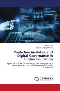 Produktbild: Predictive Analytics and Digital Governance in Higher Education