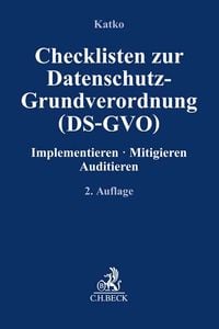 Produktbild: Checklisten zur Datenschutz-Grundverordnung (DS-GVO)
