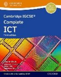 Produktbild: Cambridge Igcse Complete Ict: Student Book (Third Edition)