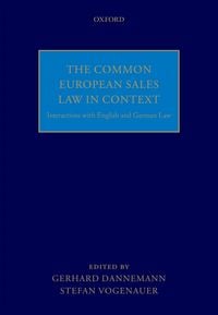 Produktbild: The Common European Sales Law in Context