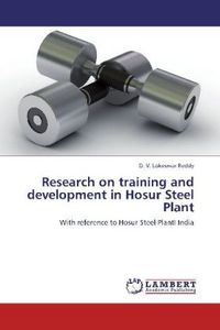Produktbild: Reddy, D: Research on training and development in Hosur Stee