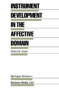 Produktbild: Instrument Development in the Affective Domain