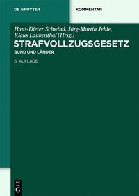 Produktbild: Strafvollzugsgesetz