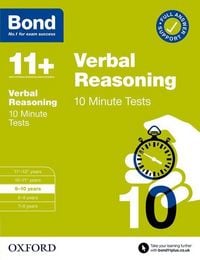 Produktbild: Bond 11+ Verbal Reasoning 10 Minute Tests for Age 9-10 | For 2026 GL Assessment & other 11 plus entrance exams