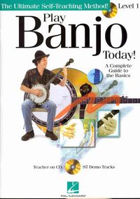 Produktbild: Play Banjo Today! Beginner's Pack: Level 1 Banjo Songbook with CD/DVD Instructional Pack Learn Banjo at Your Own Pace Over 90 Songs with Tablature Banjo Self-Teaching Method