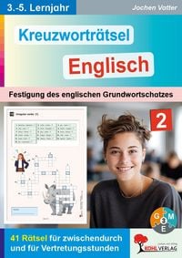 Produktbild: Kreuzwortr&auml;tsel Englisch / 3.-5. Lernjahr